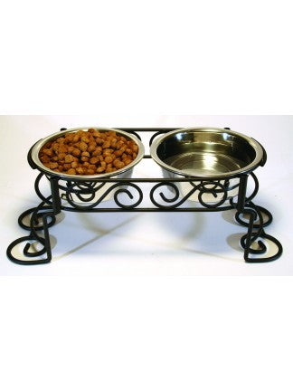 Ethical Pet Spot Mediterranean Old World Stainless Steel Double Diner