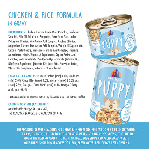 Weruva Chicken & Rice Formula in Gravy Wet Dog Food