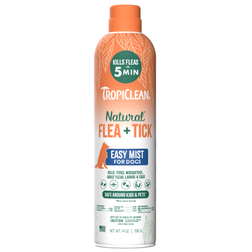 TropiClean Natural* Flea + Tick Gentle Mist for Cats