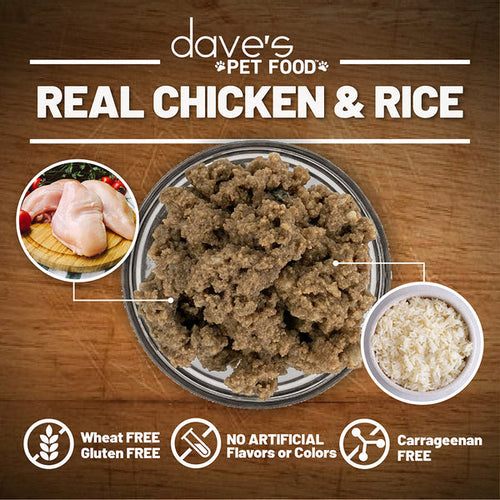 Dave's Pet Food Restricted Diet Bland For Dogs – Chicken and Rice