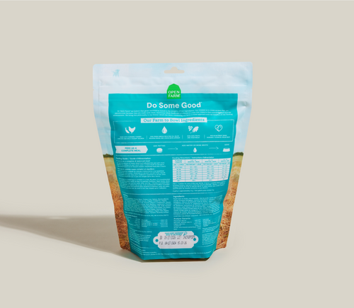 Open Farm Chicken & Salmon Freeze Dried Raw Patties for Puppies