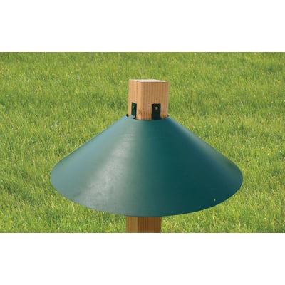 Woodlink 22 Green Wrap Around 4x4 Post Mount Baffle