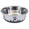 Coastal Pet Maslow Design Series Non-Skid Paw Design Dog Bowls