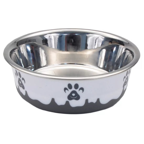 Coastal Pet Maslow Design Series Non-Skid Paw Design Dog Bowls