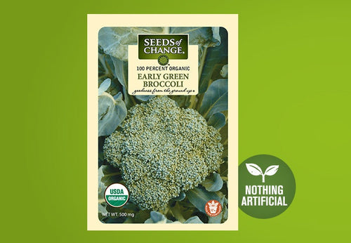 SEEDS OF CHANGE™ ORGANIC EARLY GREEN BROCCOLI SEEDS
