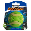 Chuckit! Max Glow Ultra Squeaker Ball Dog Toy (Medium Green)