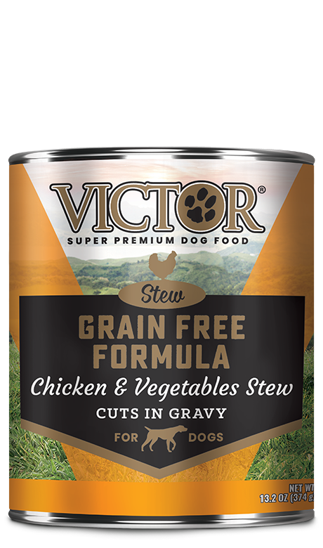 Victor Grain Free Formula Chicken and Vegetables Cuts in Gravy (13.2 oz)