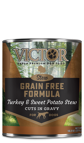Victor Pet Food Grain Free Formula Turkey and Sweet Potato Cuts in Gravy (13.2 Oz)