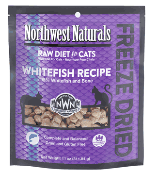 Northwest Naturals Freeze Dried Cat Nibbles Whitefish Recipe for Cats (11 oz)