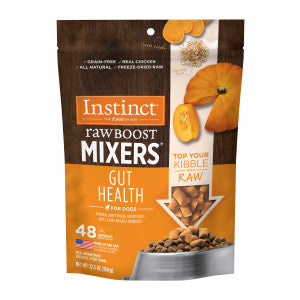 Instinct Grain Free Freeze Dried Raw Boost Mixers Gut Health Recipe Dog Food Topper