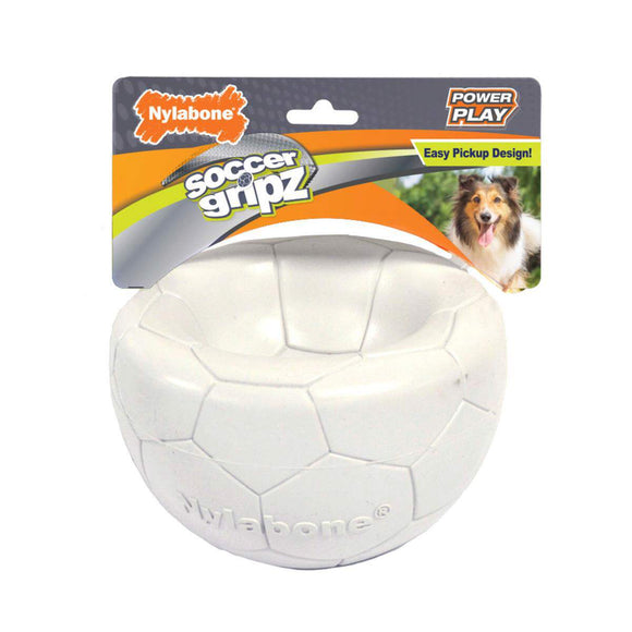 Nylabone Power Play Gripz Dog Soccer Ball Toy