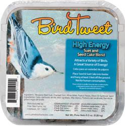 Pine Tree Farms Bird Tweet High Energy Suet and Seed Cake Blend