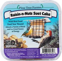 Pine Tree Farms Raisin-N-Nuts Suet Cake