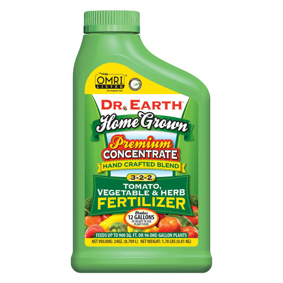 DR. EARTH ORGANIC AND NATURAL HOME GROWN® TOMATO, VEGETABLE & HERB LIQUID FERTILIZER 3-2-2
