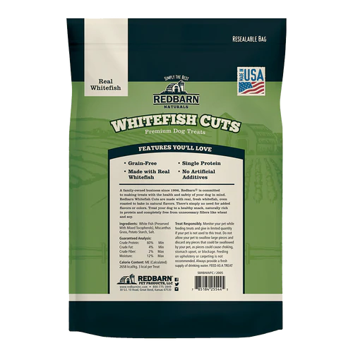 Redbarn Pet Products Whitefish Cuts