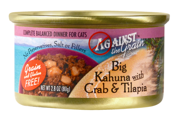 Against the Grain Big Kahuna with Crab and Tilapia Canned Cat Food