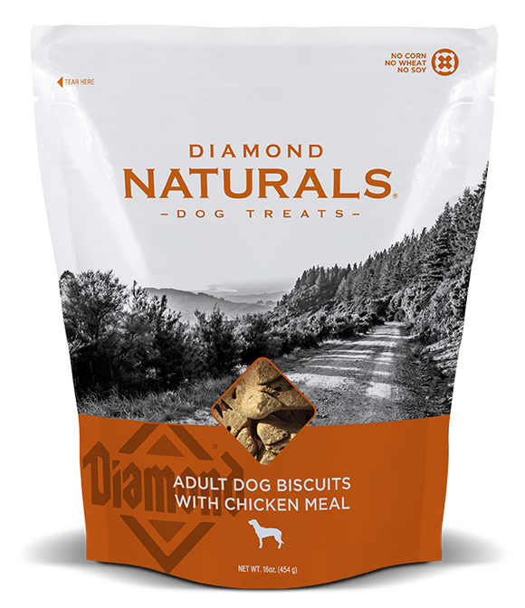 Diamond Naturals Adult Dog Biscuits with Chicken Meal Dog Treats