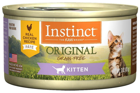 Nature's Variety Instinct Kitten Grain Free Chicken Recipe Natural Canned Cat Food