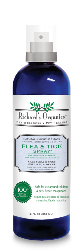 Richard's Organics Flea and Tick Spray for Dogs