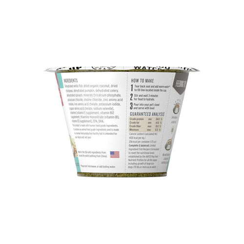 The Honest Kitchen Grain Free Limited Ingredient Fish Recipe Dehydrated Dog Food Cups