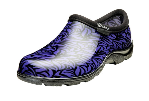 Sloggers Women’s Waterproof Comfort Shoes Casual Floral Purple Design