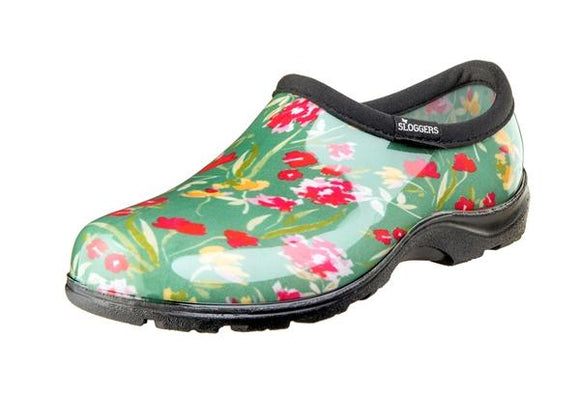 Sloggers Women’s Waterproof Comfort Shoes Fresh Cut Green Design