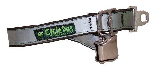 Cycle Dog Silver MAX Reflective Dog Collar