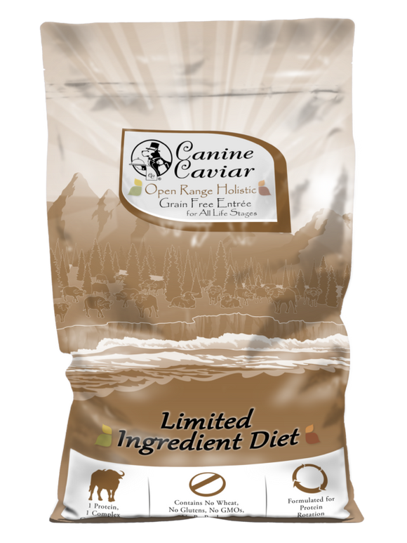 Canine Caviar Open Range Grain Free Limited Ingredient Alkaline Holistic Dog Food (4.4-lb)