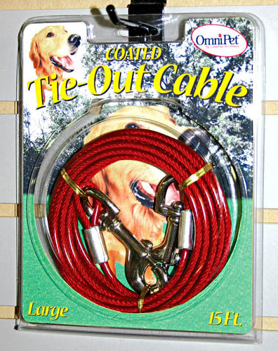 Leather Brothers Heavy Duty Tie-Out Cables 20 ft.
