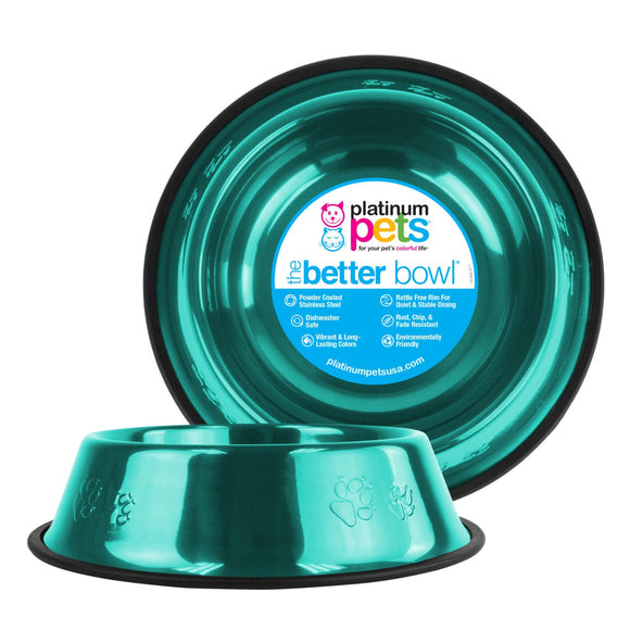 Platinum Pets EMBOSSED NON-TIP BOWLS