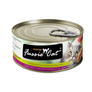 Fussie Cat Premium Grain Free Tuna with Chicken Formula in Aspic Canned Food (2.28-oz, single can)