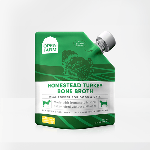 Open Farm Homestead Turkey Bone Broth for Dogs