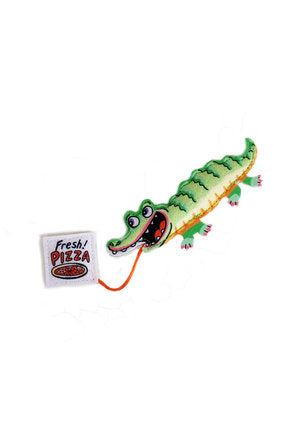 Fuzzu Gator & Pizza Cat Toy (1-count)