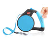 Wigzi Retractable Dog Leash - Gel Handle Blue Medium