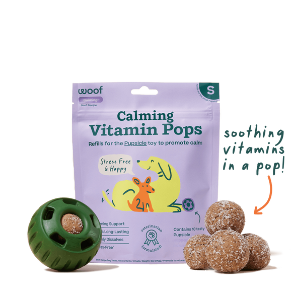 Woof Calming Vitamin Pops Dog Treats (X-Large)