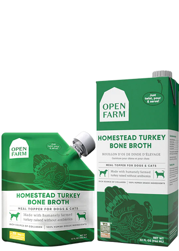 Open Farm Homestead Turkey Bone Broth for Dogs
