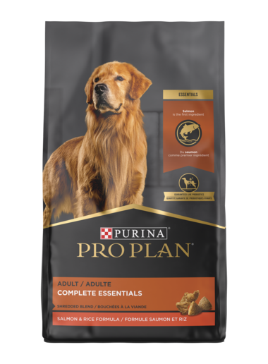 Purina Pro Plan Adult Complete Essentials Shredded Blend Salmon & Rice Dry Dog Food
