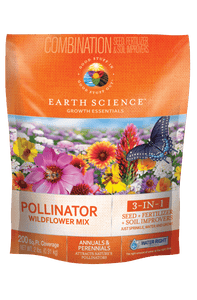 Earth Science 2 lbs. Pollinator All-In-One Wildflower Mix with Seed, Plant Food