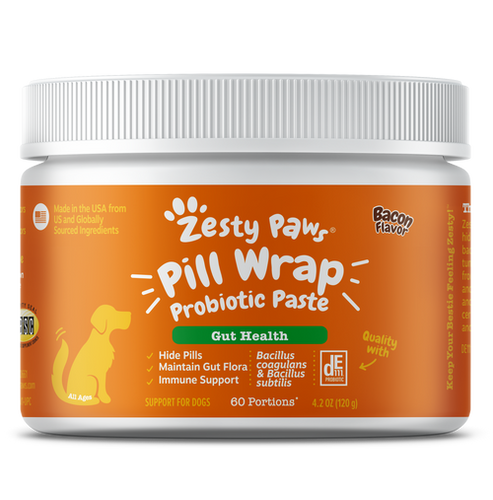 Zesty Paws Pill Wrap Probiotic Paste for Dogs