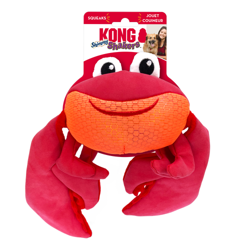 Kong Shaker Shimmy Crab Dog Toy (Medium)