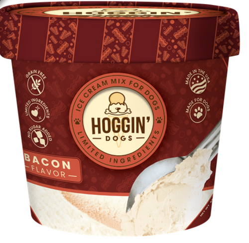 Puppy Cake Hoggin' Dogs Ice Cream Mix - Bacon