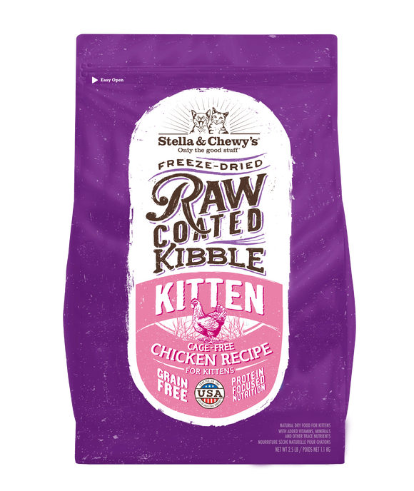 Stella & Chewy's Raw Coated Kitten Cage-Free Chicken Recipe