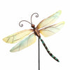 Eangee Home Design Garden Stake Pearl Dragonfly (m9005) (9 × 1 × 24 in, Aqua - Pearl)