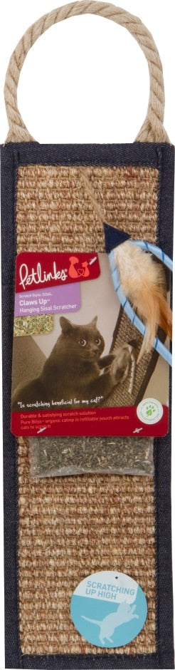CLAWS UP HANGING SISAL SCRATCHER