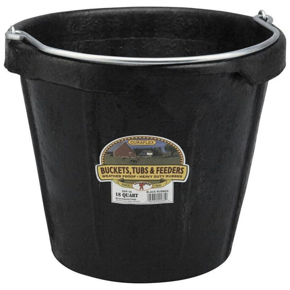 LITTLE GIANT RUBBER BUCKET WITH POURING LIP