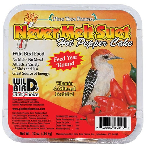 Pine Tree Farms Never Melt Suet Hot Pepper Cake